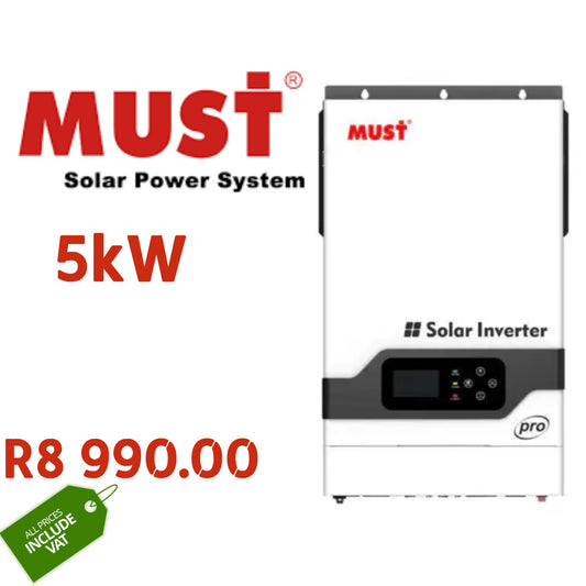 Must 5KW 48V/60A Pure Sine Wave Hybrid Inverter