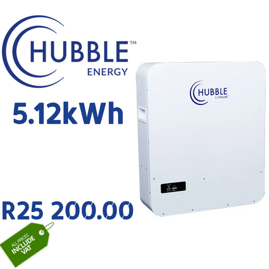 Hubble AM5 Lithium Battery 5.12kWh (Unlimited Cycles) (51.2V)