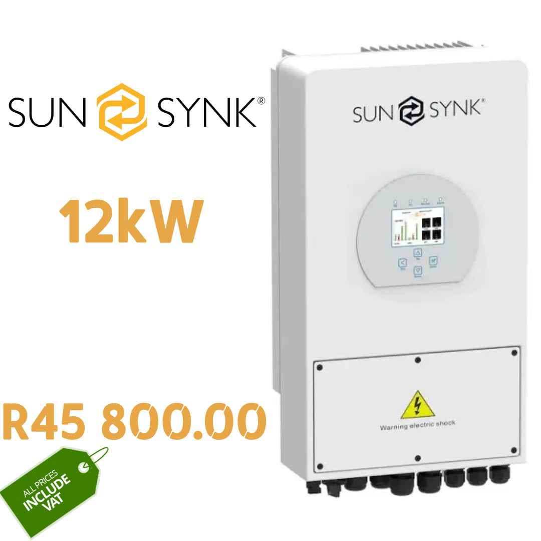 Sunsynk 12KW Three Phase Hybrid Inverter – Powerhouse Distributors